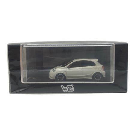 WiT’sウィッツ 1/43 日産 マーチニスモS ブリリアントシルバー 未使用 Wits (ウィッツ) ミニカー プレートハガレ有 1/43 NISSAN MARCH NISMO