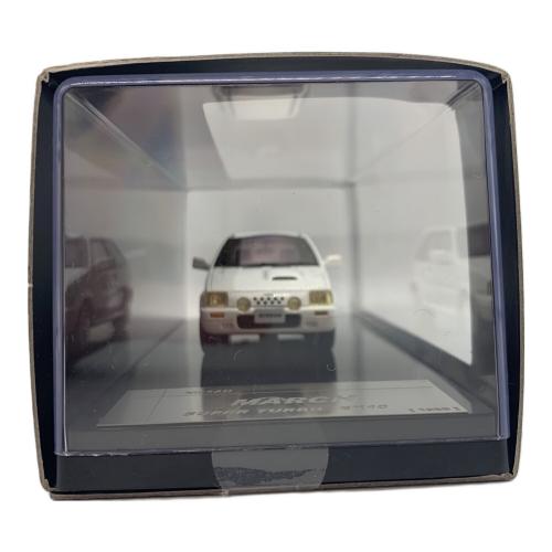 Wits (ウィッツ) ミニカー ※リアワイパー破損有 1/43 NISSAN MARCH SUPER TURBO クリスタルホワイト