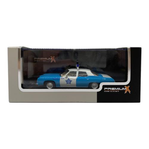 ミニカー プレートハガレ有 1/43 シボレー ベルエア 1973 シカゴ警察
