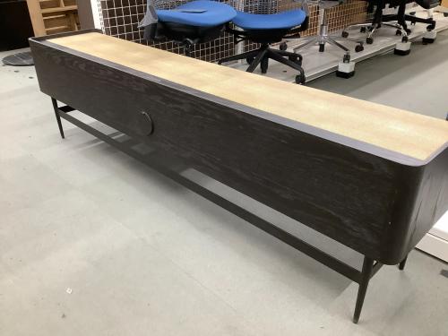 KARE (カレ) テレビボード  ブラック×ナチュラル MILANO