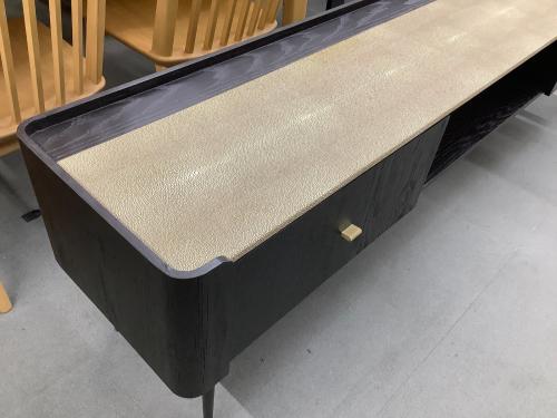 KARE (カレ) テレビボード  ブラック×ナチュラル MILANO