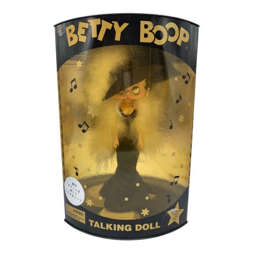 BETTY BOOP (ベティー・ブープ) アメリカ雑貨 トーキングドール ※保管シミ・ヨゴレ、パッケージヤケ青