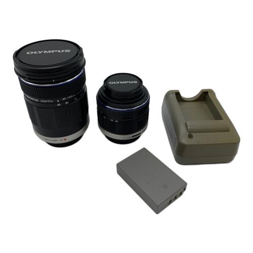 OLYMPUS (オリンパス) デジタル一眼レフカメラ ダブルズームキット E-PL2 1230万画素(有効画素) マイクロフォーサーズ 専用電池 SDXCカード対応 B5E506822