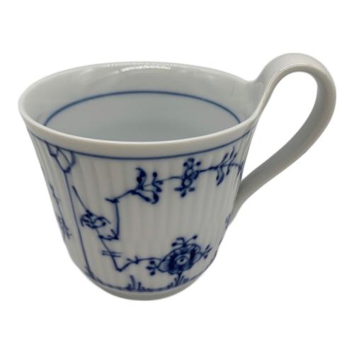 ROYAL COPENHAGEN (ロイヤル・コペンハーゲン) カップ&ソーサー ハイハンドル ブルーフルーテッド・プレイン