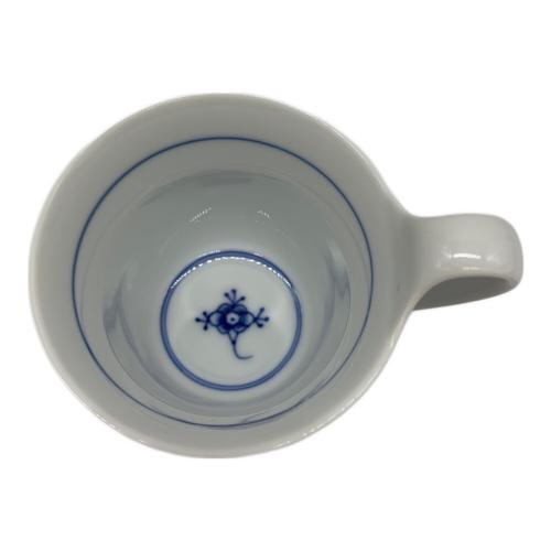 ROYAL COPENHAGEN (ロイヤル・コペンハーゲン) カップ&ソーサー ハイハンドル ブルーフルーテッド・プレイン