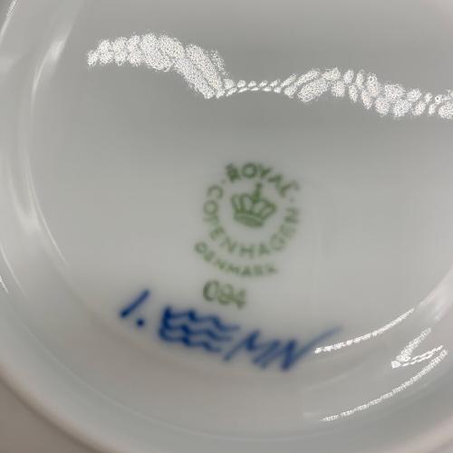 ROYAL COPENHAGEN (ロイヤル・コペンハーゲン) カップ&ソーサー ハイハンドル ブルーフルーテッド・プレイン