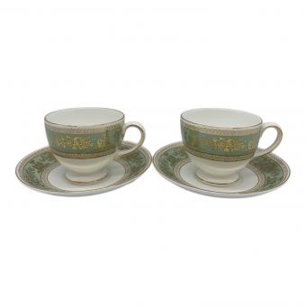 Wedgwood (ウェッジウッド) カップ&ソーサー コロンビア・セージグリーン 2Pセット