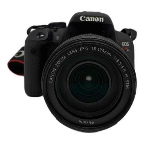 CANON (キヤノン) デジタル一眼レフカメラ 2レンズキット レンズのゴム部分にベタツキ有 EOS KISS X7i 1800万画素(有効画素) APS-C 専用電池 SDXCカード対応 271034001927