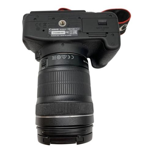 CANON (キヤノン) デジタル一眼レフカメラ 2レンズキット レンズのゴム部分にベタツキ有 EOS KISS X7i 1800万画素(有効画素) APS-C 専用電池 SDXCカード対応 271034001927