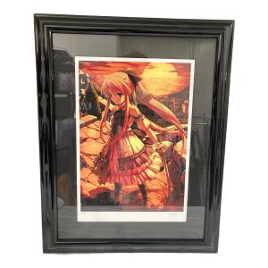 アールビバン 額 緋色雪 緋色 3/15 保証書付き