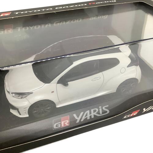 TOYOTA GAZOO Racing (トヨタガズーレーシング) GRヤリスミニカー モデルカー プラチナホワイトパールマイカ