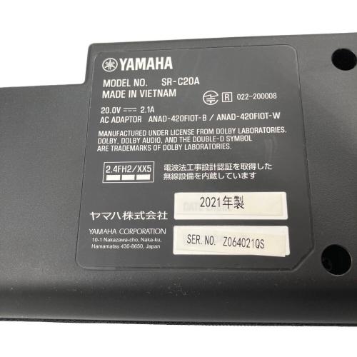 YAMAHA (ヤマハ) サウンドバーシステム SR-C20 2021年製