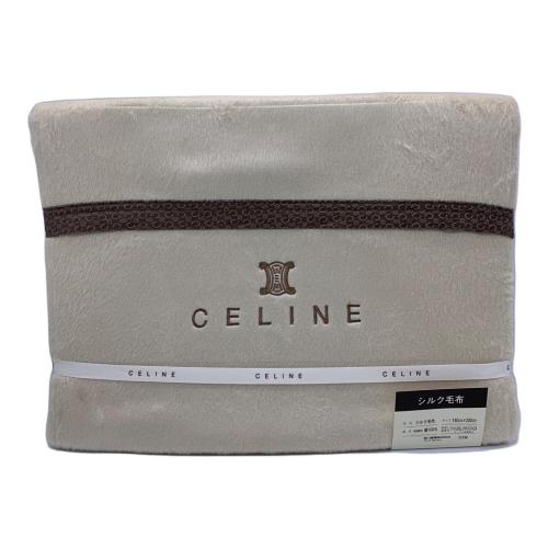 CELINE (セリーヌ) シルク毛布 箱イタミ有 シングル(幅140×長さ200cm)