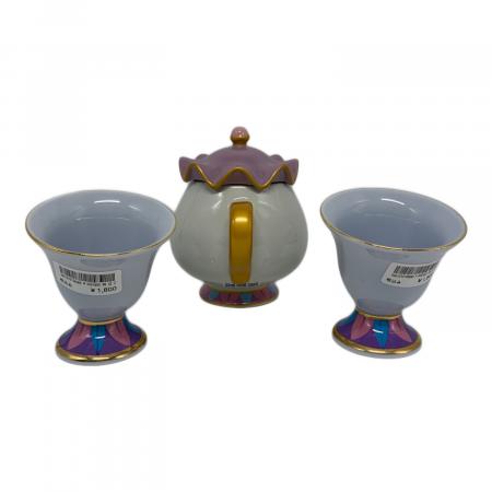 【新品/未使用】ディズニー ティーセット ポット夫人 チップ Disney RESORT (ディズニーリゾート) ティーセット 美女と野獣 ポット