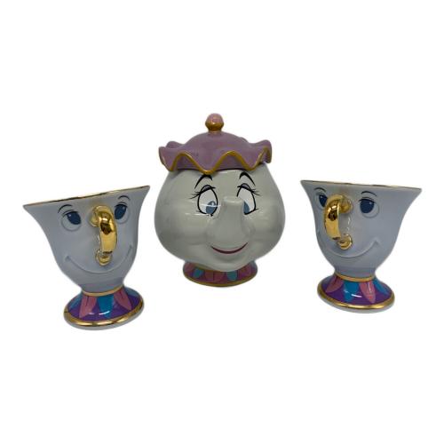 Disney RESORT (ディズニーリゾート) ティーセット 美女と野獣 ポット夫人＆チップ