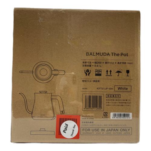 BALMUDA (バルミューダ) 電気ケトル KPT01JP-WH