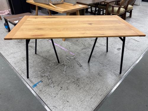 IDEE (イデー) ダイニングテーブル ナチュラル×ブラック