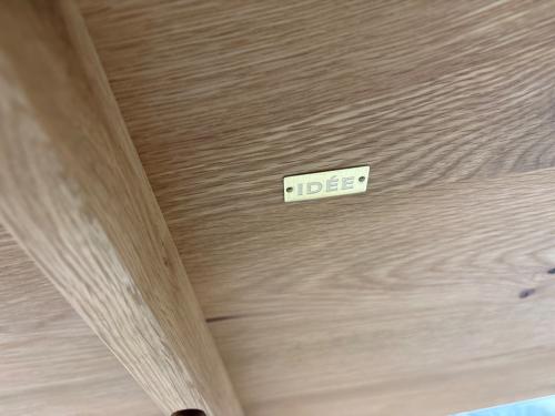 IDEE (イデー) ダイニングテーブル ナチュラル×ブラック