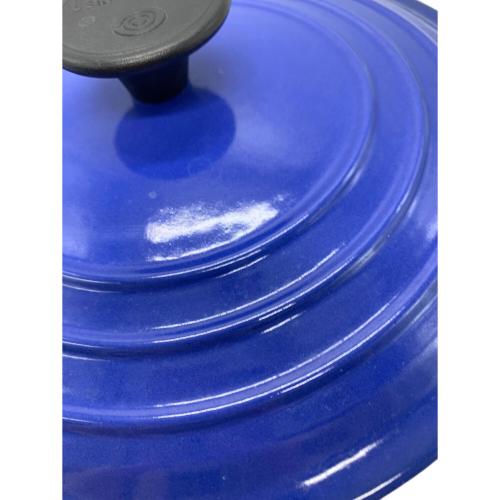 LE CREUSET (ルクルーゼ) 両手鍋 20cm ブルー