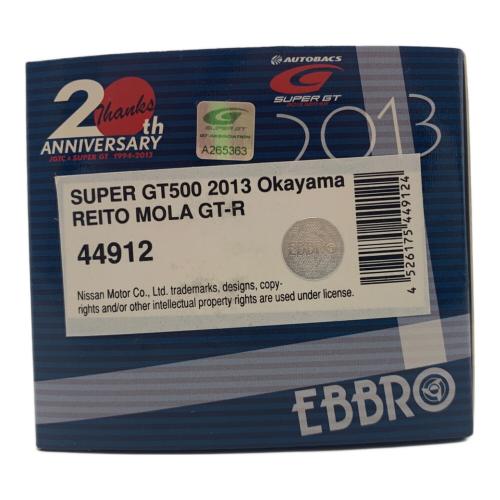 EBBRO (エブロ) 1/43 REITO MOLA GT-R SUPER GT500 2013 モデルカー