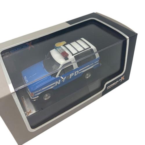 PREMIUM X (プレミアムエックス) 1/43 フォード ブロンコ II 1989 ニューヨーク市警 パトカー モデルカー