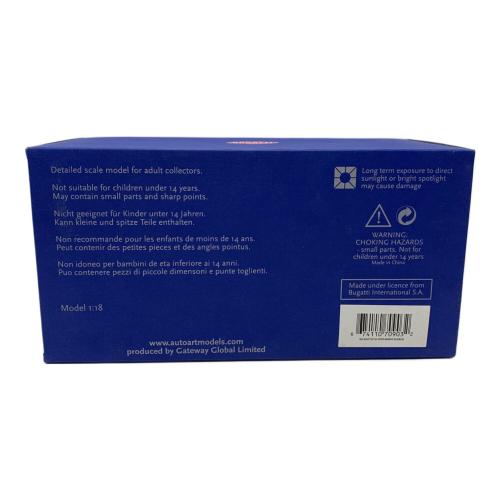 AUTOart (オートアート) MILLENNIUM BUGATTI EB 16.4 VEYRON SHOWCAR モデルカー 70903 ネイビー 1/18スケール @ ROYAL DARK BLUE/BRILLIANT BLU