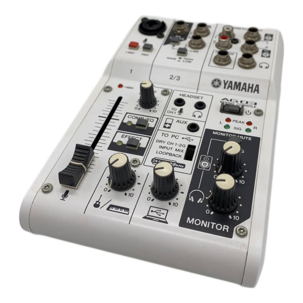 YAMAHA AG03 ミキサー【美品】 YAMAHA (ヤマハ) ミキサー AG03｜トレファクONLINE