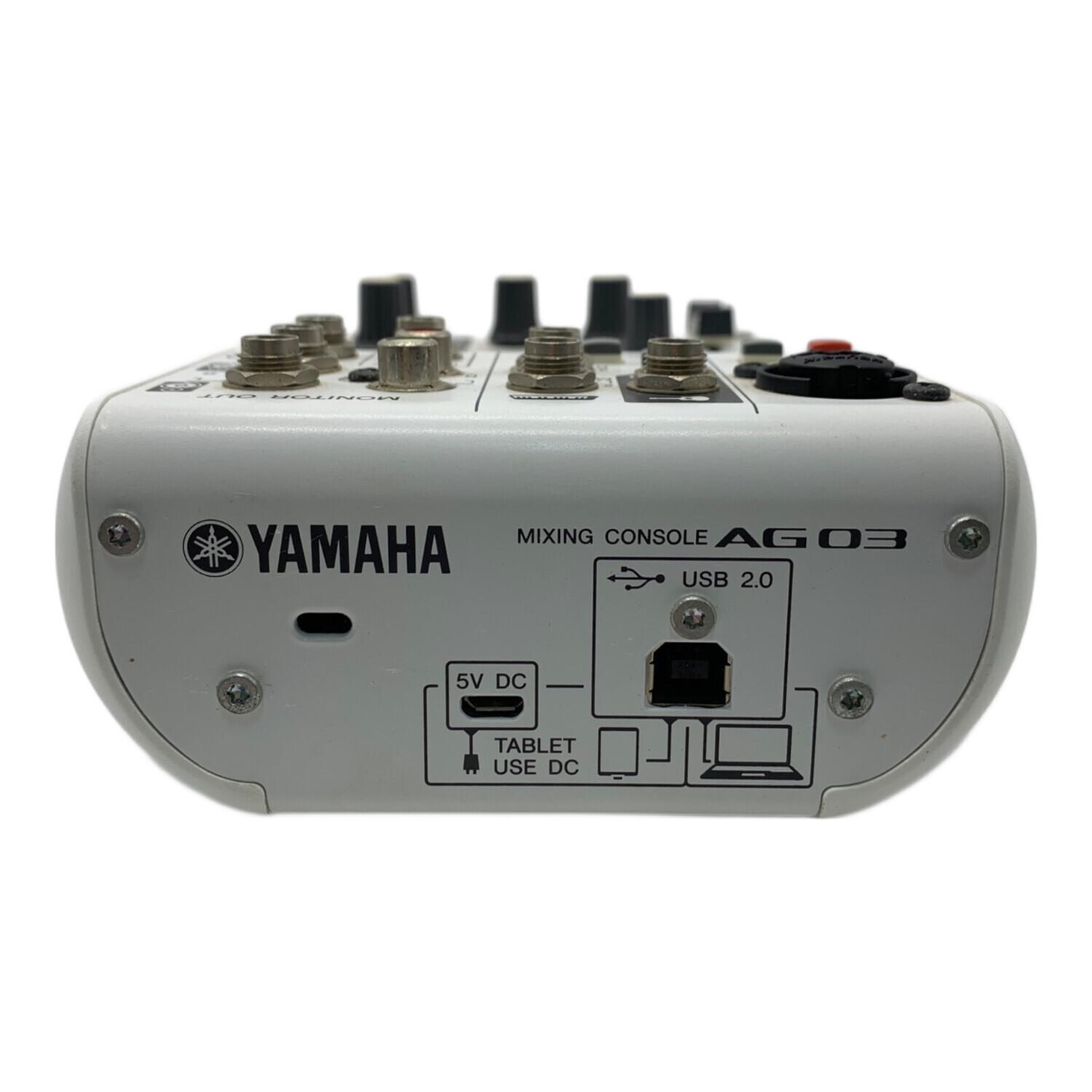 YAMAHA (ヤマハ) ミキサー AG03｜トレファクONLINE