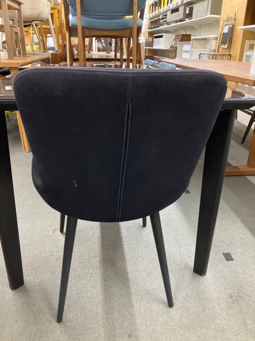 松田家具 (マツダカグ) ダイニング3点セット ブラック
