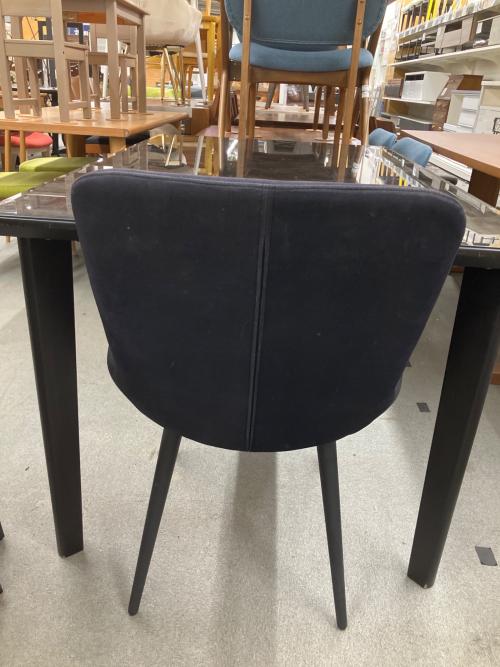 松田家具 (マツダカグ) ダイニング3点セット ブラック