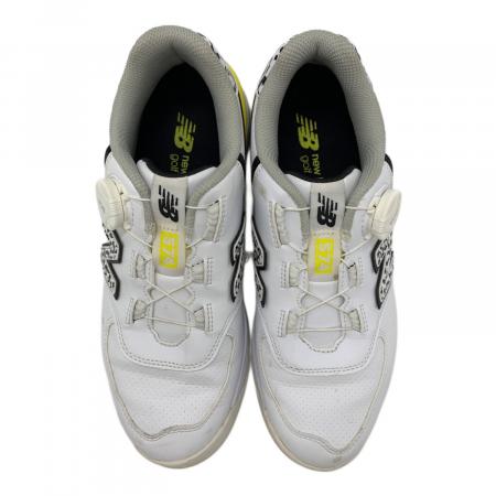 【美品】ニューバランス ゴルフシューズ 24.5 NEW BALANCE (ニューバランス) ゴルフシューズ レディース SIZE 24.5cm