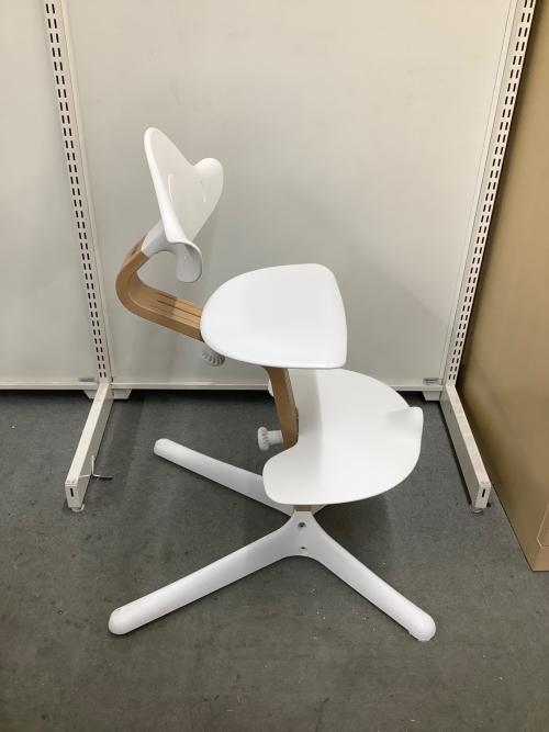 STOKKE (ストッケ) ベビーチェア ホワイト×ナチュラル ノミ ハイチェア
