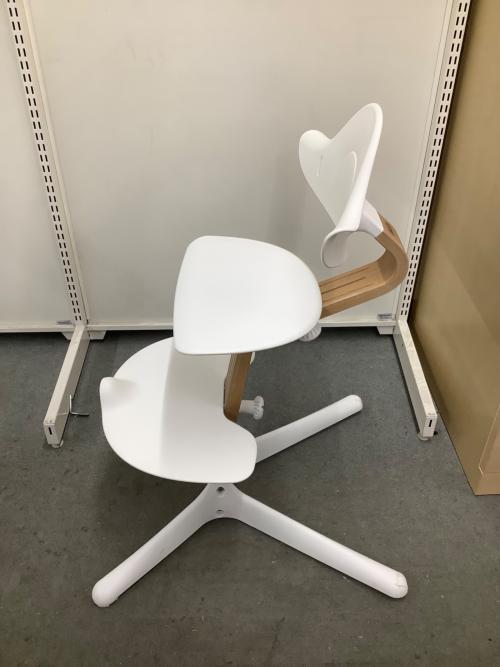 STOKKE (ストッケ) ベビーチェア ホワイト×ナチュラル ノミ ハイチェア