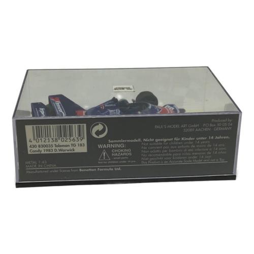 MINICHAMPS (ミニチャンプス) TOLEMAN TG 183 1983 ダイキャストカー 1:43スケール