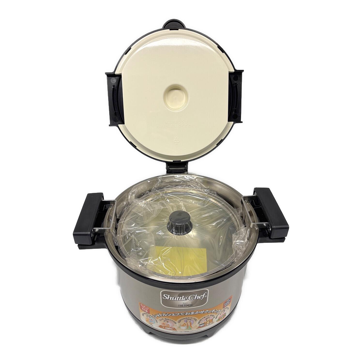 THERMOS サーモス シャトルシェルフ 真空保温調理器 未使用 THERMOS（サーモス） 真空保温調理器 4.3L IH対応 シャトルシェフ 保温