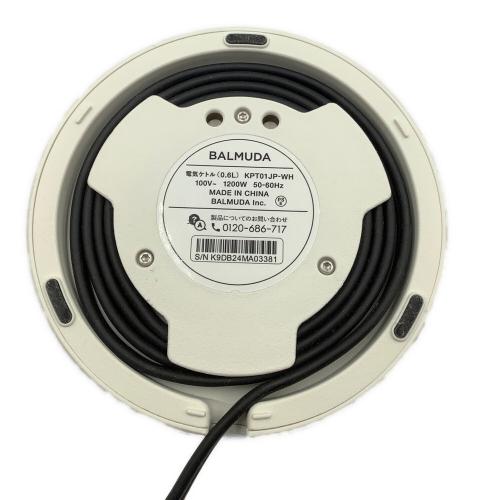 BALMUDA (バルミューダ) 電気ケトル KPT01JP-WH