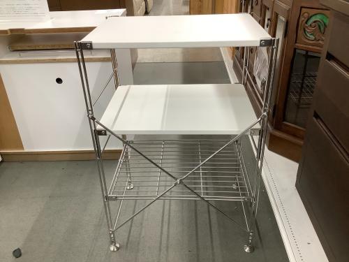 無印良品 (ムジルシリョウヒン) ユニットシェルフ ホワイト×シルバー