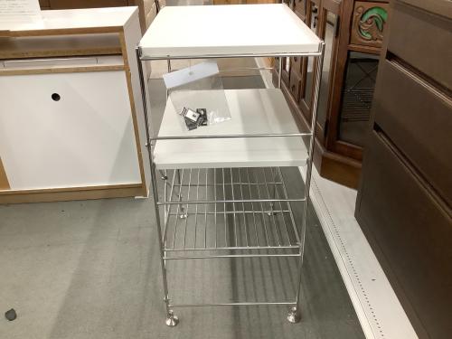 無印良品 (ムジルシリョウヒン) ユニットシェルフ ホワイト×シルバー