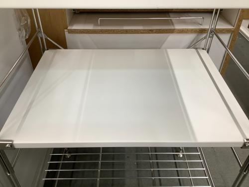 無印良品 (ムジルシリョウヒン) ユニットシェルフ ホワイト×シルバー