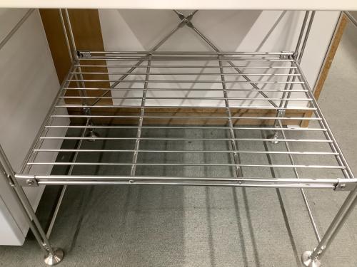 無印良品 (ムジルシリョウヒン) ユニットシェルフ ホワイト×シルバー