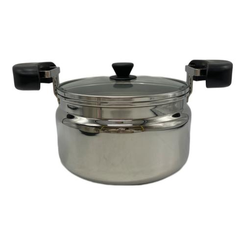 TAIGER (タイガー) 両手鍋 NFA-A300 3.0L シルバー まほうなべ