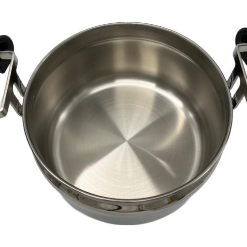 TAIGER (タイガー) 両手鍋 NFA-A300 3.0L シルバー まほうなべ