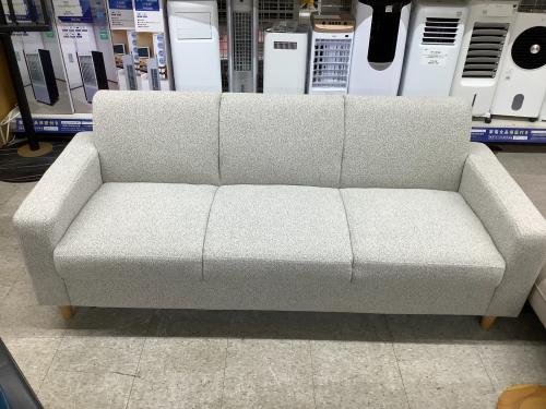 筑波産商 (ツクバサンショウ) 3人掛けソファー LIX-S180 グレー LIX-S180 ファブリック