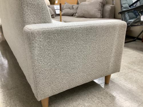 筑波産商 (ツクバサンショウ) 3人掛けソファー LIX-S180 グレー LIX-S180 ファブリック