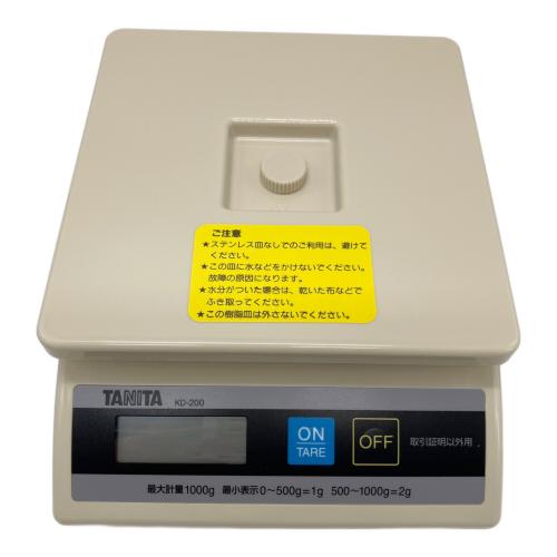 TANITA (タニタ) 卓上スケール KD-200 最大計量1kg