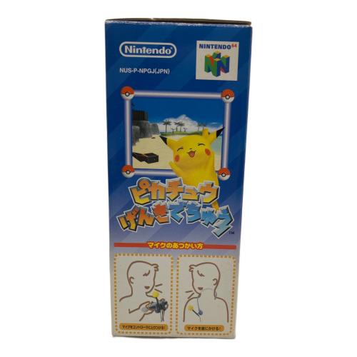 Nintendo (ニンテンドウ) ピカチュウげんきでちゅう Nintendo64用ソフト -