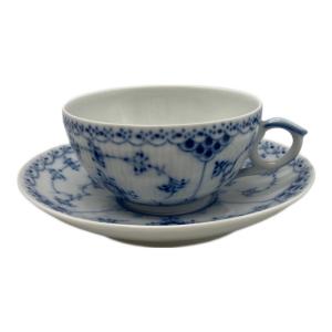 ROYAL COPENHAGEN (ロイヤル・コペンハーゲン) カップ&ソーサー ブルーフルーテッド・ハーフレース