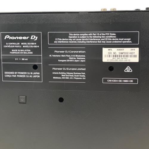 Pioneer (パイオニア) DJコントローラー DDJ-SB3
