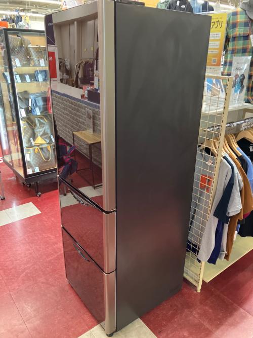 HITACHI (ヒタチ) 3ドア冷蔵庫 R-S3800HV 2017年製 側面キズ有 375L