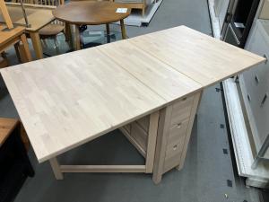 IKEA (イケア) 両バタダイニングテーブル ナチュラル ノールデン
